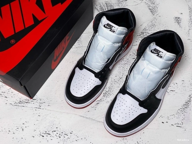 Cheap TBK Satin Black 1 High CD0461-016 Retro Jordan Air Toe 0707